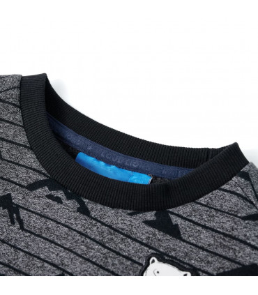 Kids' Sweatshirt Navy Melange 104