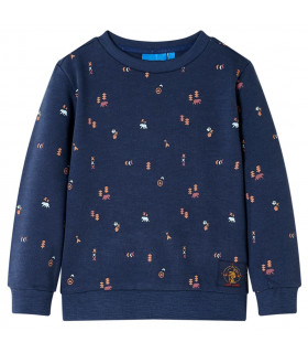Kids' Sweatshirt Navy Melange 104