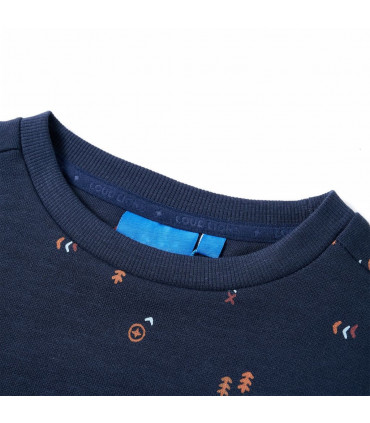 Kids' Sweatshirt Navy Melange 116