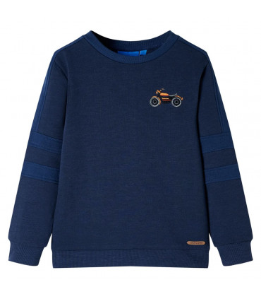Kids' Sweatshirt Navy Melange 116
