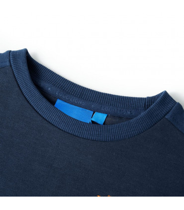 Kids' Sweatshirt Navy Melange 116