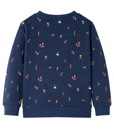 Kids' Sweatshirt Navy Melange 128
