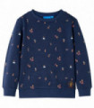 Kids' Sweatshirt Navy Melange 140