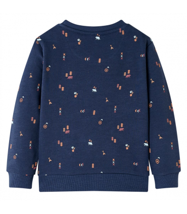 Kids' Sweatshirt Navy Melange 140