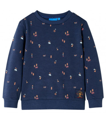Kids' Sweatshirt Navy Melange 92