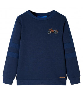 Kids' Sweatshirt Navy Melange 92