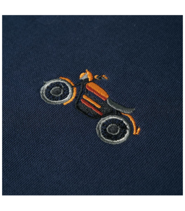 Kids' Sweatshirt Navy Melange 92