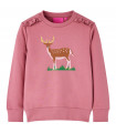 Kids' Sweatshirt Raspberry 116