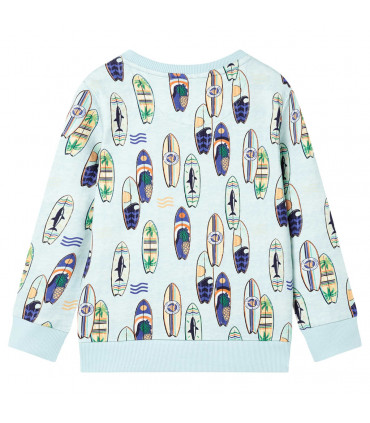 Kids' Sweatshirt Soft Blue Melange 104