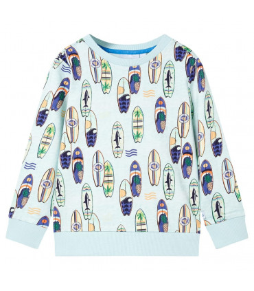 Kids' Sweatshirt Soft Blue Melange 116