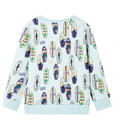 Kids' Sweatshirt Soft Blue Melange 128