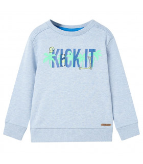 Kids' Sweatshirt Soft Blue Melange 140