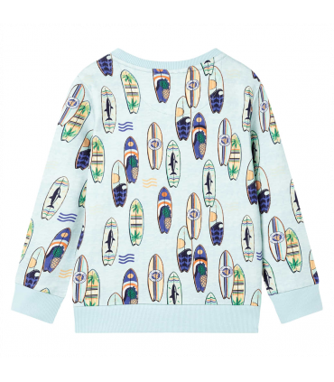 Kids' Sweatshirt Soft Blue Melange 92