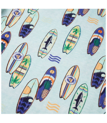 Kids' Sweatshirt Soft Blue Melange 92