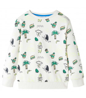 Kids' Sweatshirt Soft Ecru 128