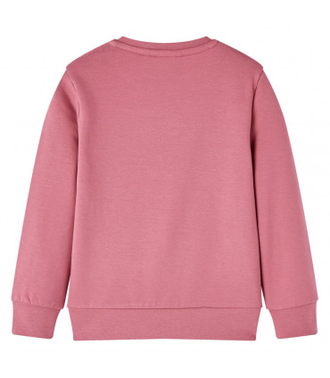 Kids' Sweatshirt Velvet Patchwork Raspberry 116