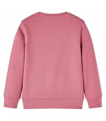 Kids' Sweatshirt Velvet Patchwork Raspberry 128