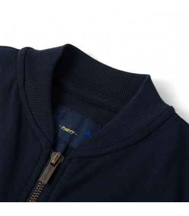Kids' Sweatshirt with Zip Navy 92