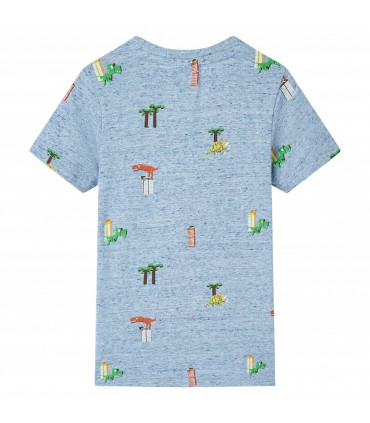 Kids' T-shirt Blue Melange 104