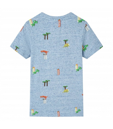 Kids' T-shirt Blue Melange 92