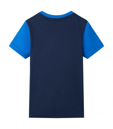 Kids' T-shirt Blue and Navy 104