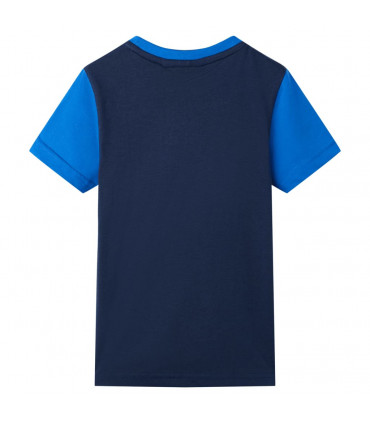 Kids' T-shirt Blue and Navy 116