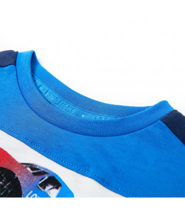 Kids' T-shirt Blue and Navy 92