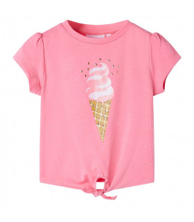 Kids' T-shirt Bright Fluo Pink 104