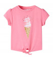 Kids' T-shirt Bright Fluo Pink 104