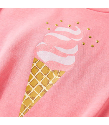 Kids' T-shirt Bright Fluo Pink 104