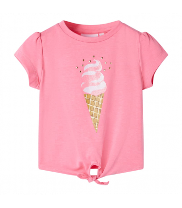Kids' T-shirt Bright Fluo Pink 116