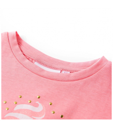 Kids' T-shirt Bright Fluo Pink 116