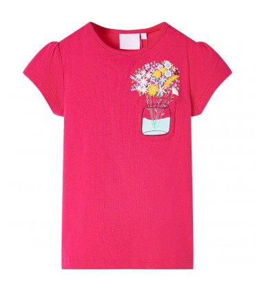 Kids' T-shirt Bright Pink 116