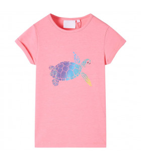 Kids' T-shirt Bright Pink 116