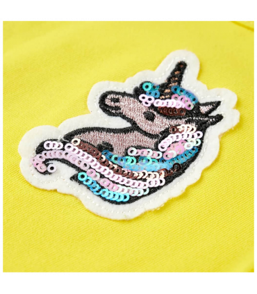 Kids' T-shirt Bright Yellow 104