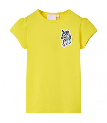 Kids' T-shirt Bright Yellow 128