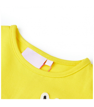 Kids' T-shirt Bright Yellow 128