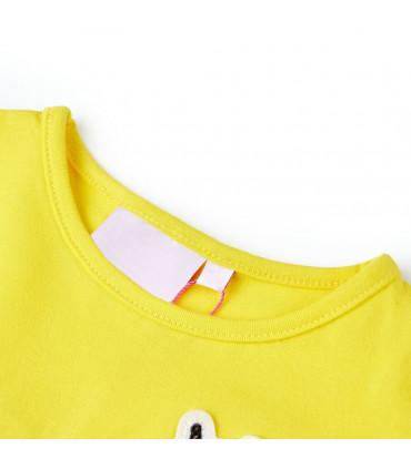 Kids' T-shirt Bright Yellow 92