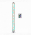 RGB Floor Lamps LED Corner Lamp with Remote Control Mood Lighting HOMCOM