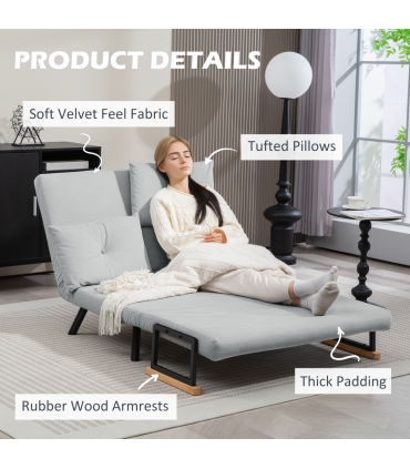 Versatile Loveseat Sofa Bed – Adjustable Comfort & Stylish Design