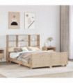 vidaXL Bed Frame without Mattress 140x200 cm Solid Wood Pine