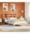 vidaXL Bookcase Bed without Mattress 140x200cm Solid Wood Pine
