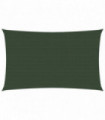 vidaXL Sunshade Sail 160 g/m² Dark Green 2.5x5 m HDPE