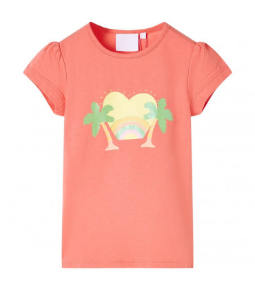 Kids' T-shirt Coral 128