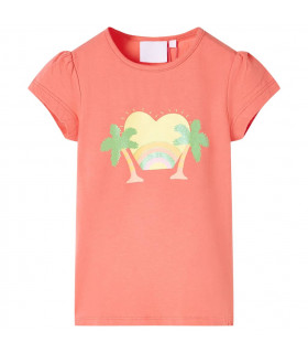 Kids' T-shirt Coral 140