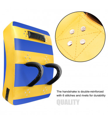 Large Shield Boxing Thai Kick Boxing Strike Curved Arm Pad MMA Muay Punch