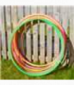 2 X Hula Hoops Single Colour - 65cm