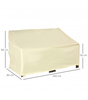 Outdoor Furniture Cover 2 Seater Waterproof Protection Wind Rain Dust