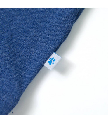 Kids' T-shirt Dark Blue Melange 104