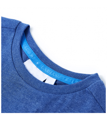 Kids' T-shirt Dark Blue Melange 116